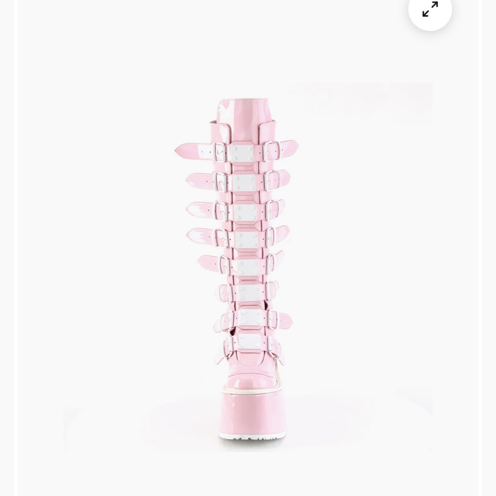 Pink Holographic Demonia Swing-815 - image 7